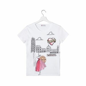 T-Shirt Donna Manica Corta Italia - Linea Commodity Top Wear Braccialini